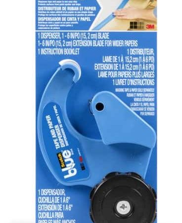 3M ScotchBlue Painter's Tape & Masking Paper Roll Dispenser with Extension Blade