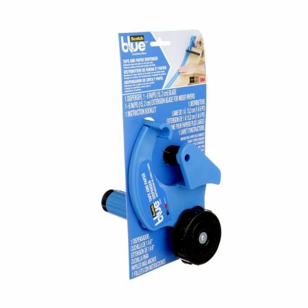 3M ScotchBlue Painter's Tape & Masking Paper Roll Dispenser with Extension Blade