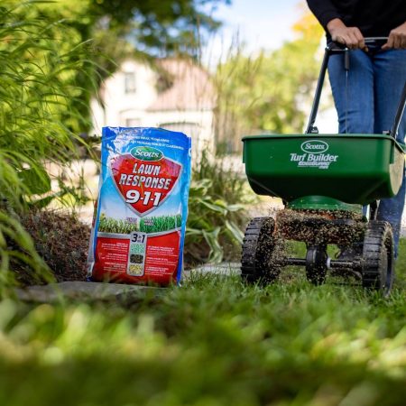 Scotts Lawn Response 3-in-1 Grass Seed & Fertilizer Mix, 9-1-1, 8-kg