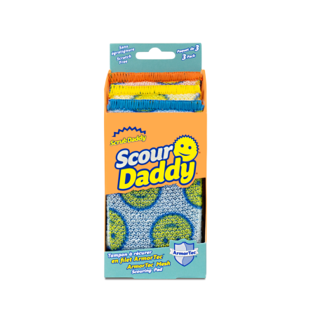 Scour Daddy Scratch-Free Scouring Pad, 3-pk