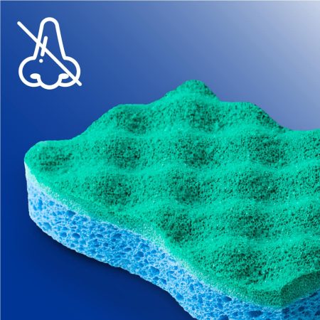 Vileda Scrunge Multi-Use, Non-Scratch Scrub Sponge, 2-pk