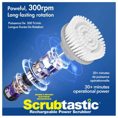 As Seen On TV Scrubtastic Rechargeable Power Scrubber Brush