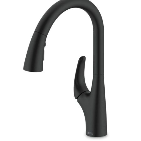 Delta Seabourne Pulldown Kitchen Faucet, Matte Black