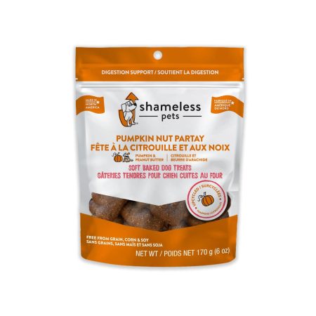 Shameless Pet Pumpkin Nut Partay Soft Baked Dog Treats, 170-g