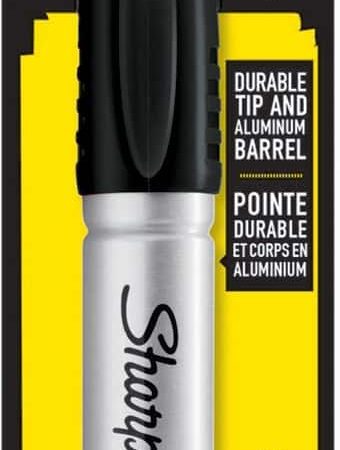 Sharpie Pro King Size Permanent Marker, Chisel Tip, Black, 1 Count