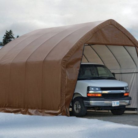 ShelterLogic Waterproof Portable Garage-In-A-Box® Auto Shelter w/UV Protection, Truck/SUV Model, 13 x 20 x 12-ft