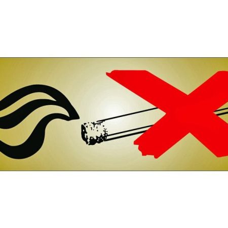 Sign No Smoking Symbol, 2-in x 8-in