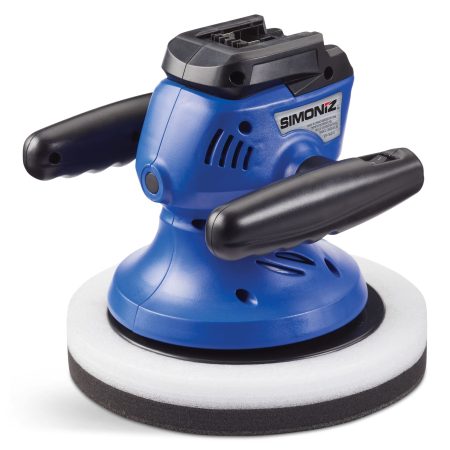 SIMONIZ 20V Cordless Random Orbital (Dual Action) Adjustable Polisher & Waxer Kit, 10-in, Tool Only, PWR POD Compatible