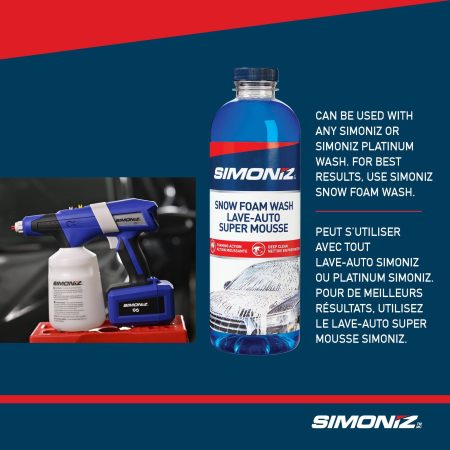 SIMONIZ Cordless Foam Gun, Tool Only, PWR POD Compatible