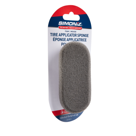 SIMONIZ Foam Tire Applicator Sponge, Black, Grey, 1-pc