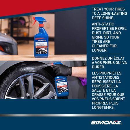 SIMONIZ High Gloss Tire Shine Spray, 750-mL