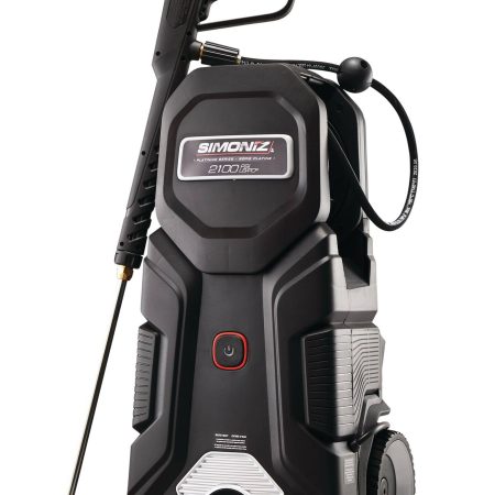 Simoniz Platinum 2100 PSI 1.5 GPM Corded Cold Water Wheeled Brushed Electric Pressure Washer w/ Foam Blaster