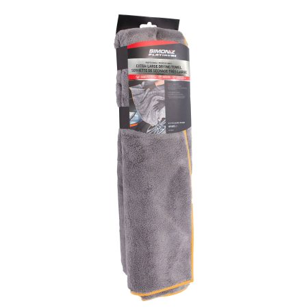 Simoniz Platinum Coral Fleece Microfibre Drying Towel, Grey