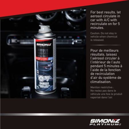 SIMONIZ Platinum Whole Car Air Refresher Spray, Clean Linen Scent, 156-g