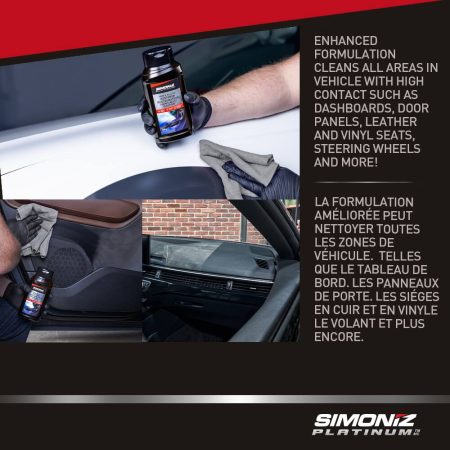 SIMONIZ 2-in-1 Vinyl Plastic Trim Restorer, For Exterior & Interior Auto Surfaces, 473-mL