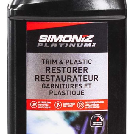 SIMONIZ 2-in-1 Vinyl Plastic Trim Restorer, For Exterior & Interior Auto Surfaces, 473-mL