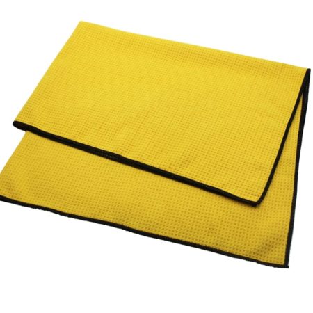 SIMONIZ Extra Large Waffle-Weave Drying Towel, 35-13/16 x 27-15/16-in, Yellow, 1-pc