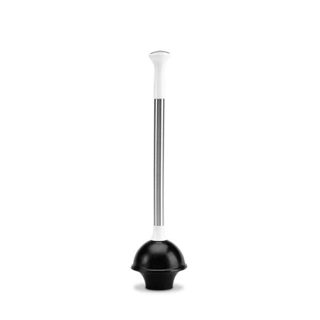 Simplehuman Toilet Plunger with Dome-Shaped Cover & Magnetic Collar