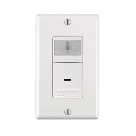 Leviton Decora Single Pole Occupancy Motion Sensor Light Switch, Auto-On, Residential Grade, White