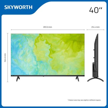 Skyworth 40-in 40E10 LED Android 11 Smart TV w/ Wi-Fi, Google Assistant, Full HD & HDMI Input