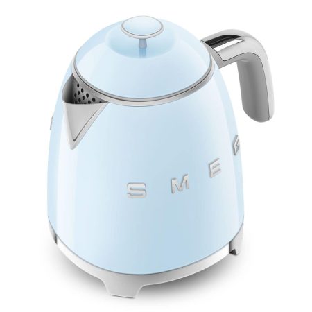 Smeg Retro Style Electric Mini Kettle with Cordless Base, Light Blue, 0.8-L