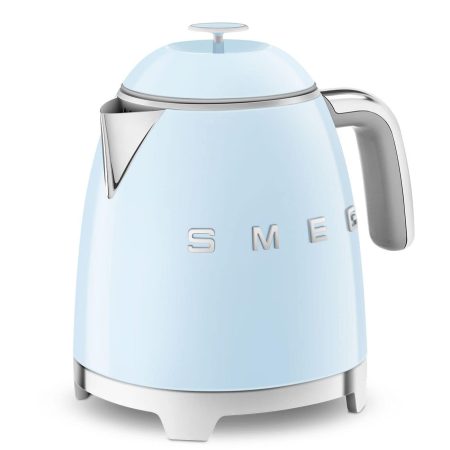 Smeg Retro Style Electric Mini Kettle with Cordless Base, Light Blue, 0.8-L