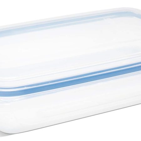 Snaplock Clear Rectangular Clear Food Storage Container, Nestable, 500-mL