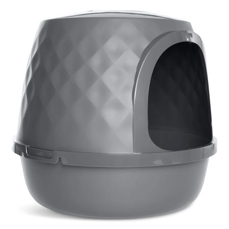 So Phresh Geometric Covered Cat Litter Box