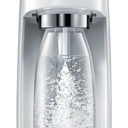 SodaStream Fizzi Sparkling Water Maker w/ 60L CO2 Cylinder & Reusable, BPA-Free Bottle, White