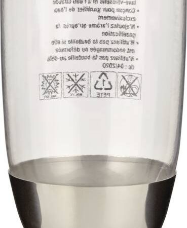 SodaStream Fuse Carbonating Bottle, BPA-Free, Stainless Steel, 1L