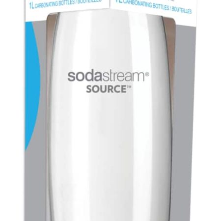 SodaStream Fuse Carbonating Bottle, BPA-Free, Stainless Steel, 1L