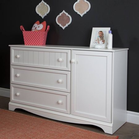 South Shore Savannah 3-Drawer Dresser with Door