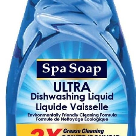 Spa Soap Ultra Liquid Dish Soap Detergent, Assorted Scents, 887-mL