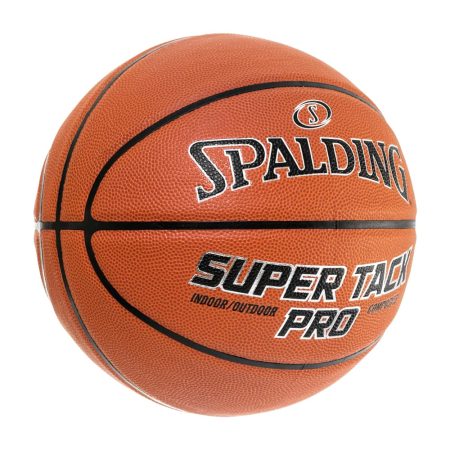 Spalding Super Tack Pro Indoor/Outdoor Composite Basketball, Official Size 7 (29.5-in)