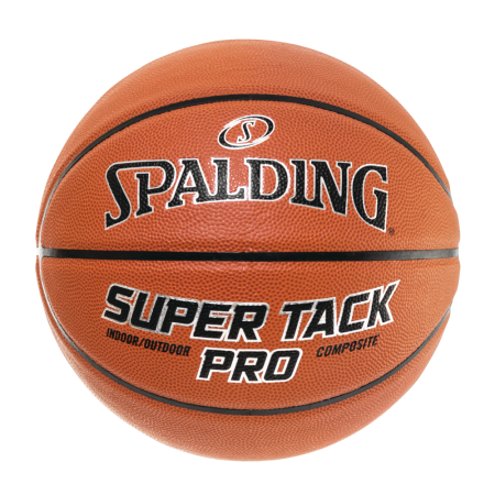 Spalding Super Tack Pro Indoor/Outdoor Composite Basketball, Official Size 7 (29.5-in)