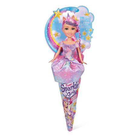 Sparkle Girlz Unicorn Princess Cone Doll, Ages 3+