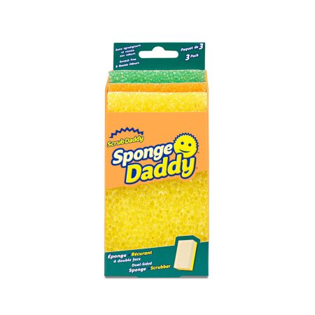 Scrub Daddy All-Purpose Gentle Scrub Cleaning Sponge, 3-pk