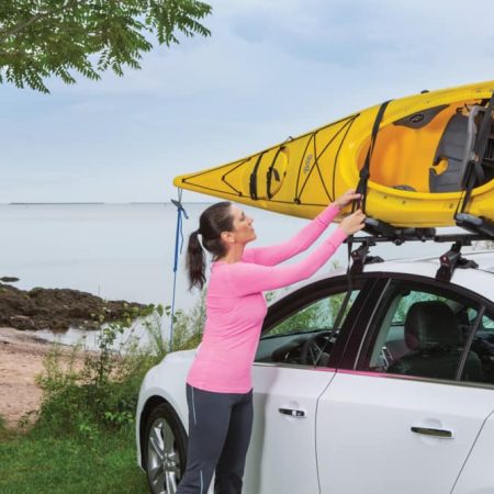 SportRack SR5511 Folding J-Stacker Roof Top Mount Kayak Rack, 36-in, 2-pc