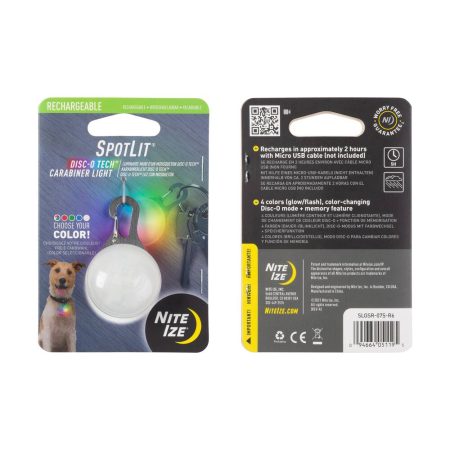 Spotlit® Rechargeable Collar Light Disc-O Tech™