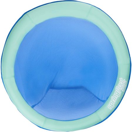 Swimways Spring Float Papasan Round Pool Lounger, Blue