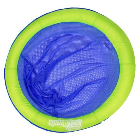 Swimways Spring Float Papasan Round Pool Lounger, Blue