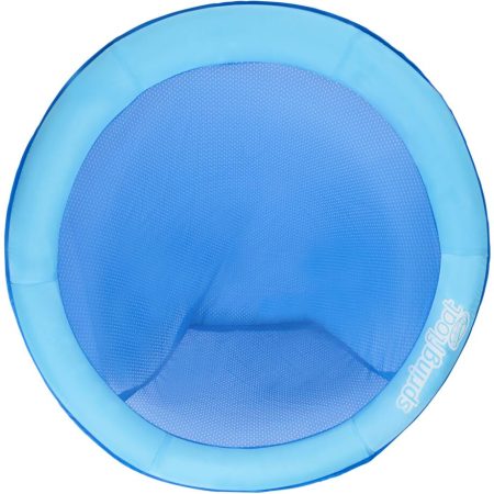 Swimways Spring Float Papasan Round Pool Lounger, Blue