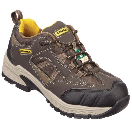 Stanley Men's CSA Low-Cut Steel Toe Safety Hikers with Heel and Toe Guards, Brown