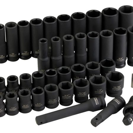 Stanley Pro 1/2-in Impact Socket Set, 52-pc