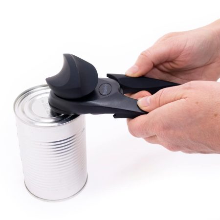 Starfrit MightiCan Manual Can Opener with Soft Grip, Black