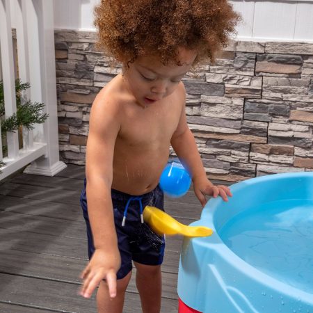 Step2 Outdoor Portable Spiral Slide Water Table, Kids Ages 2+