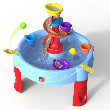 Step2 Outdoor Portable Spiral Slide Water Table, Kids Ages 2+