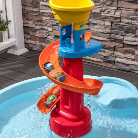 Step2 Outdoor Portable Spiral Slide Water Table, Kids Ages 2+