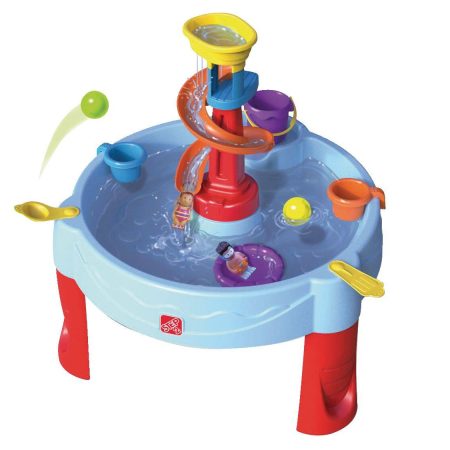 Step2 Outdoor Portable Spiral Slide Water Table, Kids Ages 2+