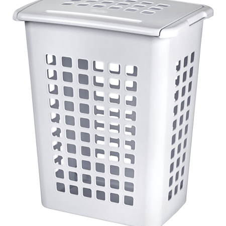 Sterilite Rectangular Laundry Hamper, 19.1 L x 13.75 W x 22.9-in H, 62 L Capacity